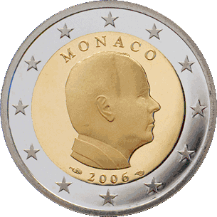 2 Euro UNC Monaco